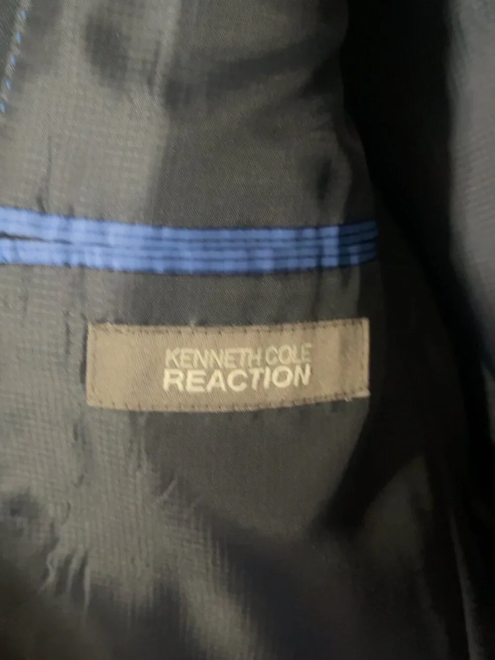 Kenneth Cole Reaction Men’s Navy Blazer 40L NWOT